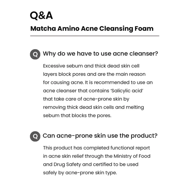 Heimish Matcha Biome Amino Acne Cleansing Foam 150ml 18