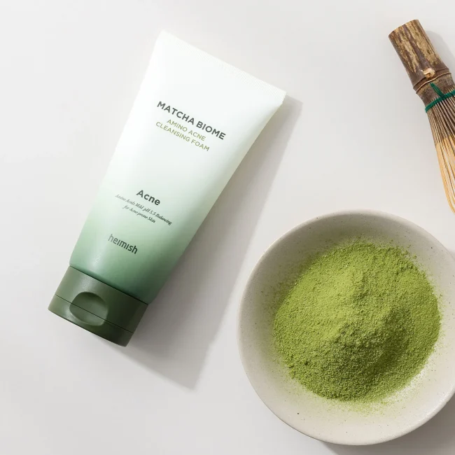 Heimish Matcha Biome Amino Acne Cleansing Foam 150ml 4