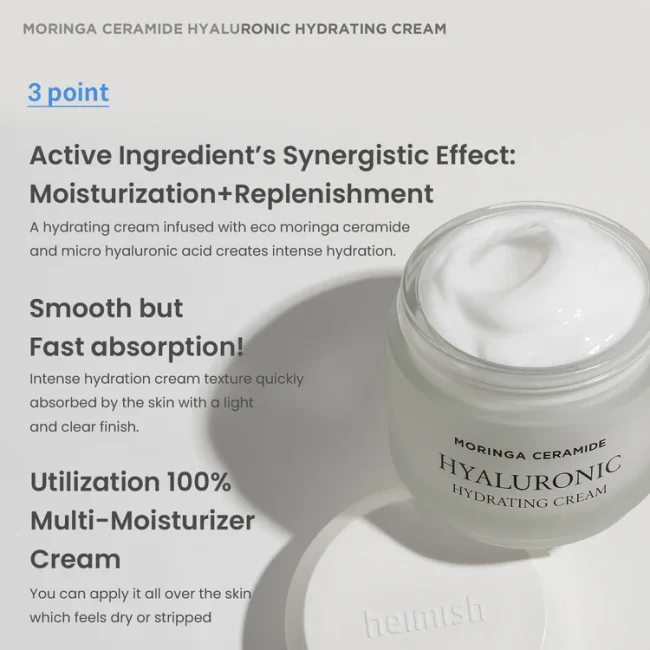 Heimish Moringa Creamide Hyaluronic Hydrating Cream 50ml 3