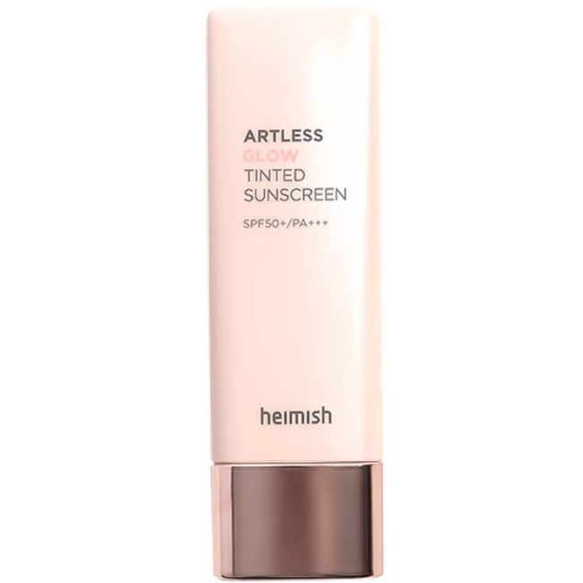 солнцезащитный-крем-heimish-artless-glow-tinted-sunscreen-spf50-pa-купи Heimish Artless Glow Tinted Sunscreen Shine Beige SPF50+ PA+++ 40ml