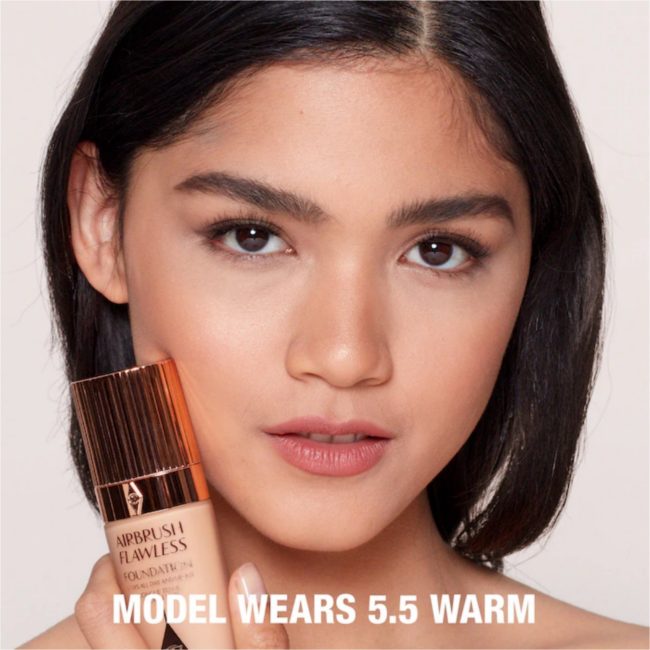 5.5 Warm Charlotte Tilbury Airbrush Flawless Longwear Foundation 2 5.5 Warm Charlotte Tilbury Airbrush Flawless Longwear Foundation
