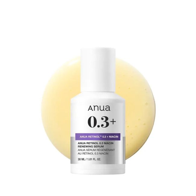 ANUA RETINOL 0.3 + NIACIN RENEWING SERUM 30m ANUA RETINOL 0.3 + NIACIN RENEWING SERUM 30ml