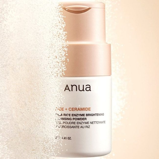 ANUA RICE ENZYME BRIGHTENING CLEANSING POWDER 40g 4 ANUA RICE ENZYME BRIGHTENING CLEANSING POWDER 40g 4