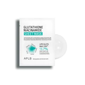 APLB Glutathione Niacinamide Sheet Mask 25ml