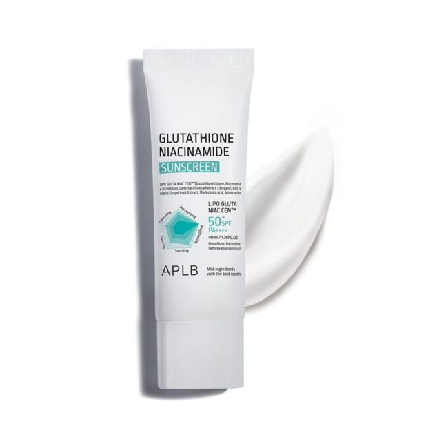 APLB Glutathione Niacinamide Sunscreen 40ml APLB Glutathione Niacinamide Sunscreen 40ml