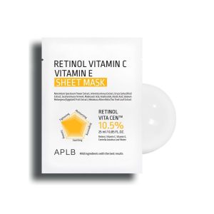 APLB Retinol Vitamin C Vitamin E Sheet Mask 25ml
