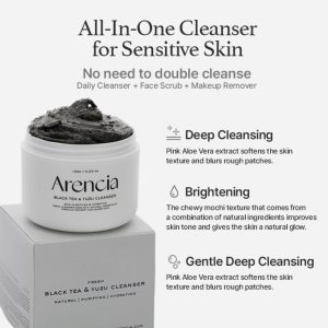 ARENCIA BLACK TEA RICE MOCHI CLEANSER 120G