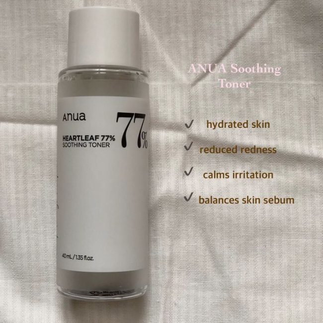 Anua Heartleaf 77% Soothing Toner 40ml [mini] 3