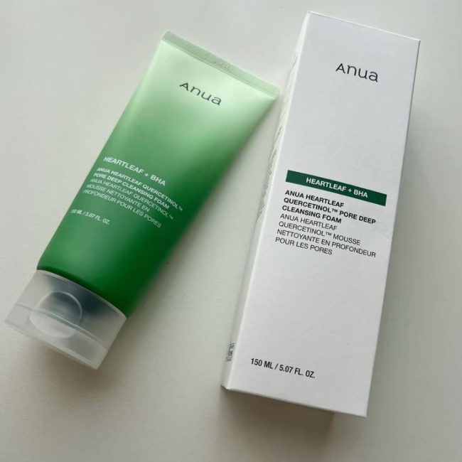 Anua Heartleaf Quercetinol Pore Deep Cleansing Foam 150ml 3 Anua Heartleaf Quercetinol Pore Deep Cleansing Foam 150ml 3