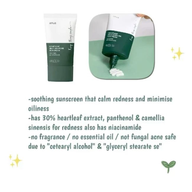 Anua Heartleaf Silky Moisture Sunscreen 50ml 3 Anua Heartleaf Silky Moisture Sunscreen 50ml 3
