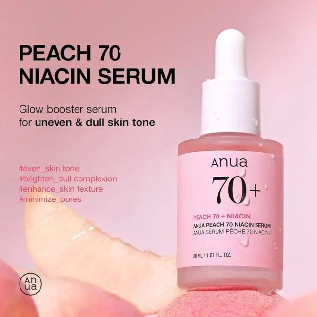 Anua Peach 70% Niacinamide Serum 30ml 2 Anua Peach 70% Niacinamide Serum 30ml