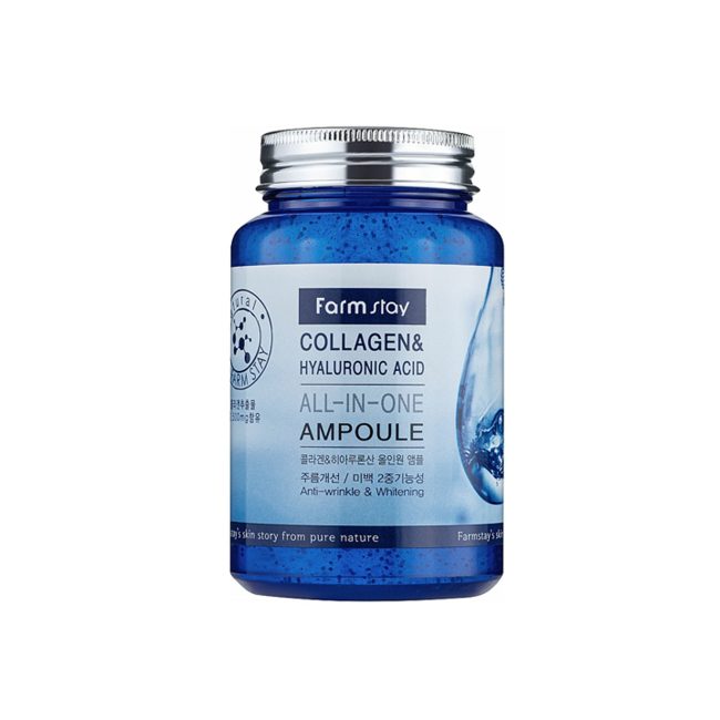 Farm Stay Collagen Hyaluronic Acid All-In One Ampoule 250ml Farm Stay Collagen Hyaluronic Acid All-In One Ampoule 250ml