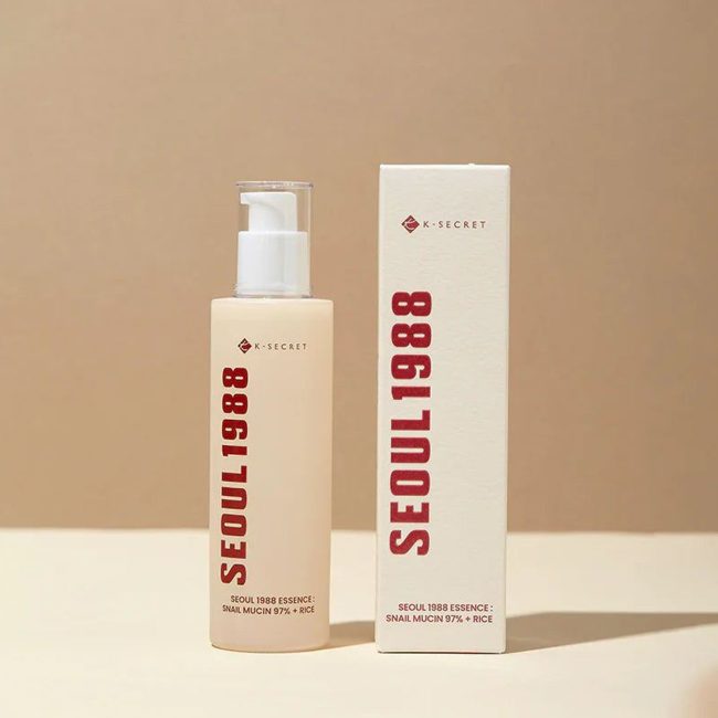 KSecret Seoul1988 Essence Snail Mucin 97% + Rice 100ml KSecret Seoul1988 Essence : Snail Mucin 97% + Rice 100ml