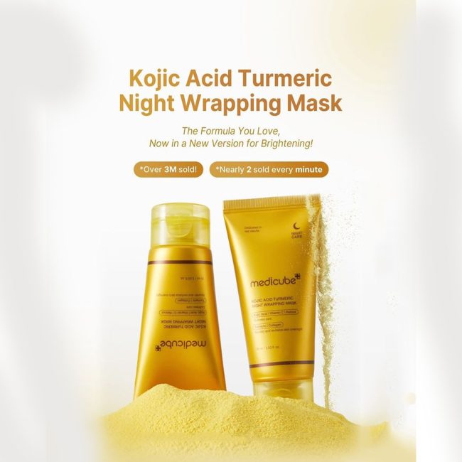 Medicube Kojic Acid Turmeric Night Wrapping Mask 75ml 2 Medicube Kojic Acid Turmeric Night Wrapping Mask 75ml