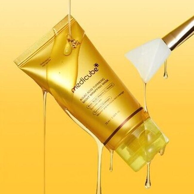 Medicube Kojic Acid Turmeric Night Wrapping Mask 75ml 3 Medicube Kojic Acid Turmeric Night Wrapping Mask 75ml 3