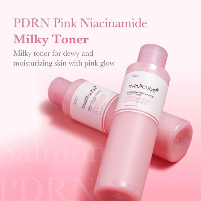 Medicube PDRN PINK NIACINAMAIDE MILKY TONER 150ml 2 Medicube PDRN PINK NIACINAMAIDE MILKY TONER 150ml