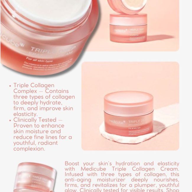 Medicube TRIPLE COLLAGEN CREAM 4.0 50ml 2 Medicube TRIPLE COLLAGEN CREAM 4.0 50ml