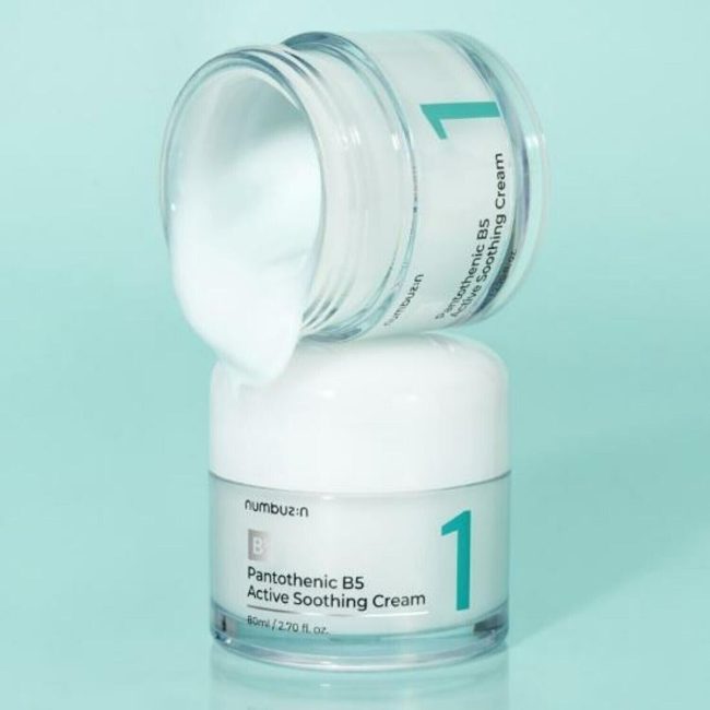 Numbuzin No.1 Pantothenic B5 Active Soothing Cream 80ml 2 Numbuzin No.1 Pantothenic B5 Active Soothing Cream 80ml
