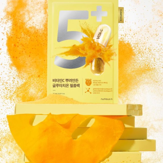 Numbuzin No.5+ Vitamin Spotlight Sheet Mask 27ml 2 Numbuzin No.5+ Vitamin Spotlight Sheet Mask 27ml
