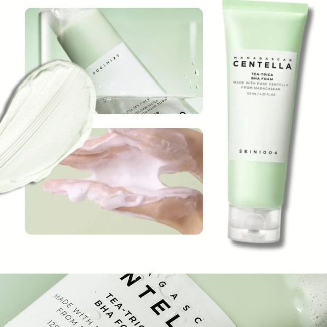 SKIN1004 Madagascar Centella Tea-Trica Bha Foam 125ml 2 SKIN1004 Madagascar Centella Tea-Trica Bha Foam 125ml