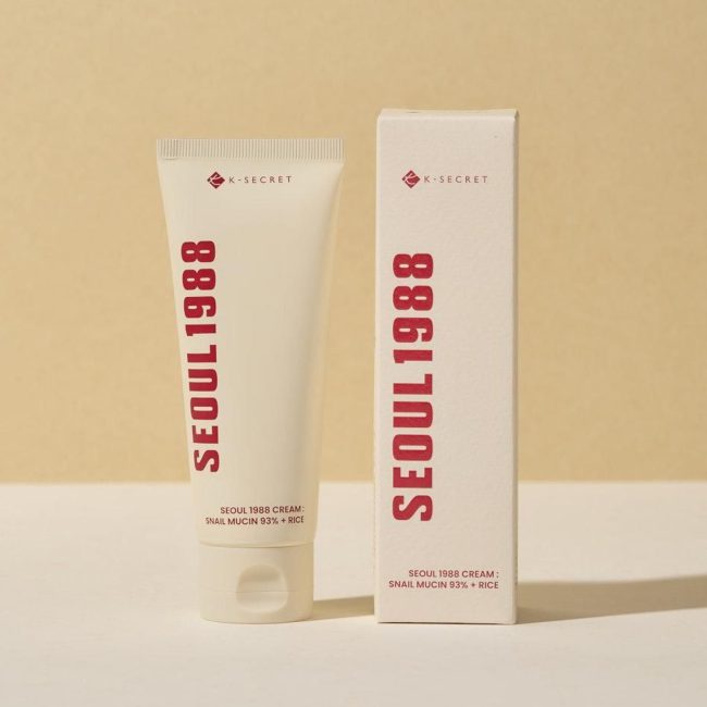 ksecret Seoul 1988 Cream Snail Mucin 93+Rice 100ml