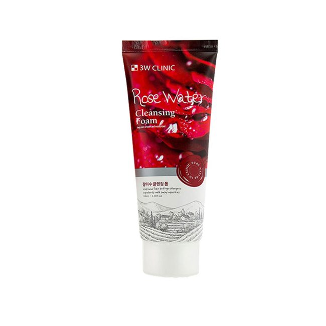 3w Clinic Rose Water Cleansing Foam 100ml 3w Clinic Rose Water Cleansing Foam 100ml