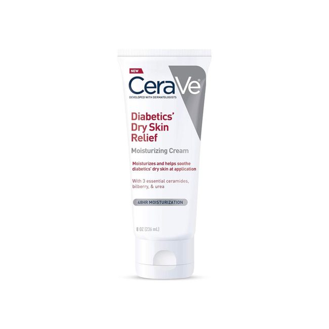 CeraVe Diabetics Dry Skin Relief Moisturizing Cream – 236ml CeraVe Diabetics Dry Skin Relief Moisturizing Cream – 236ml