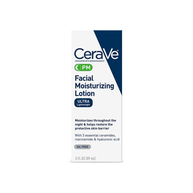 CeraVe PM Facial Moisturizing Lotion Ultra-Lightweight – 89ml CeraVe PM Facial Moisturizing Lotion Ultra-Lightweight – 89ml