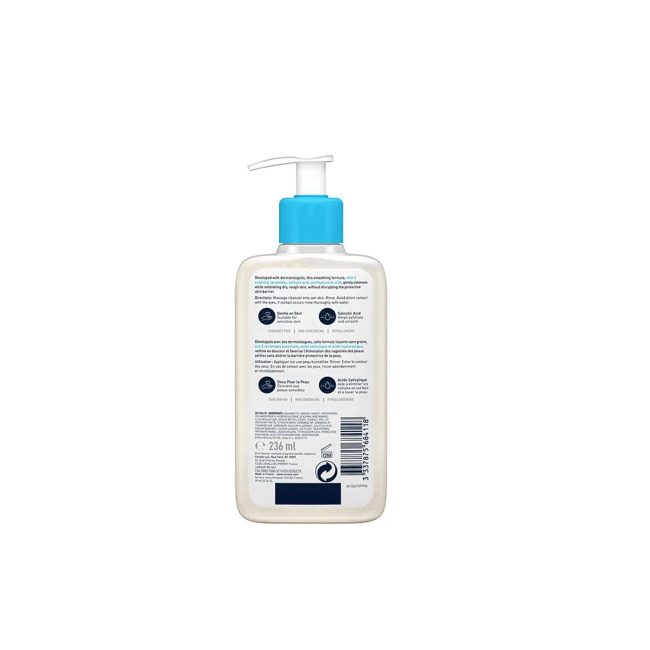 CeraVe – SA Smoothing Cleanser 236m Face and Body Wash with Salicylic Acid 2 CeraVe – SA Smoothing Cleanser | 236m| Face and Body Wash with Salicylic Acid