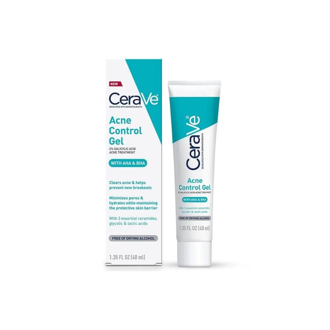 Cerave Acne Control Gel with AHA & BHA – 40ml