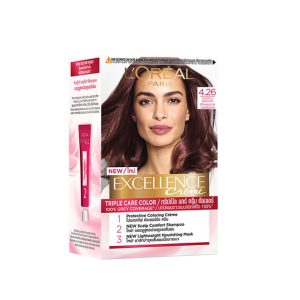 L’Oreal Paris Excellence Creme Permanent Hair Color Purple Brown 4.26