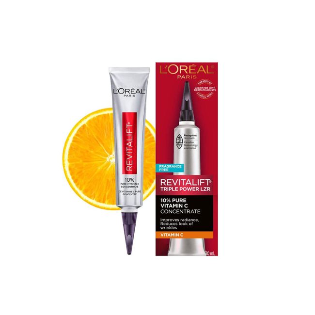 L’Oreal Paris Revitalift Derm Intensives 10% Pure Vitamin C Serum – 30ml L’Oreal Paris Revitalift Derm Intensives 10% Pure Vitamin C Serum – 30ml