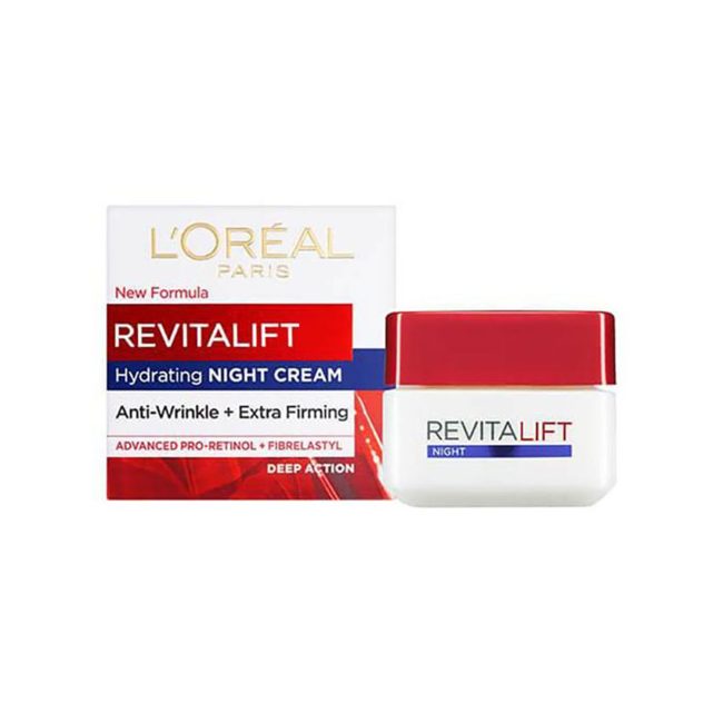 L’Oreal Revitalift Hydrating Night Cream Age 40+ 50ml L’Oreal Revitalift Hydrating Night Cream Age 40+ 50ml