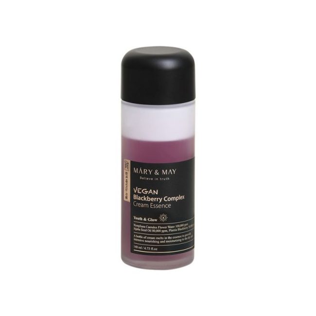 Mary & May Vegan Blackberry Complex Cream Essence 140ml Mary & May Vegan Blackberry Complex Cream Essence 140ml