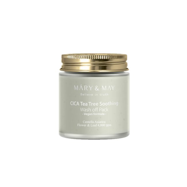 Mary&May CICA TeaTree Soothing Wash off Pack 125g Mary&May CICA TeaTree Soothing Wash off Pack 125g