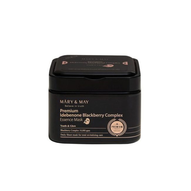 Mary&May Premium Idebenon Blackberry Complex Essence Mask (20EA) Mary&May Premium Idebenon Blackberry Complex Essence Mask (20EA)
