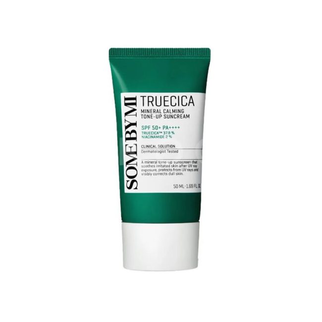Some By Mi Truecica Mineral Calming Tone up Suncream SPF50+PA++++ 50ml Some By Mi Truecica Mineral Calming Tone up Suncream SPF50+PA++++ 50ml