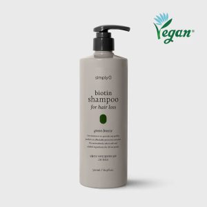 simplyO Biotin Shampoo for Hair Loss Green Breeze 500ml
