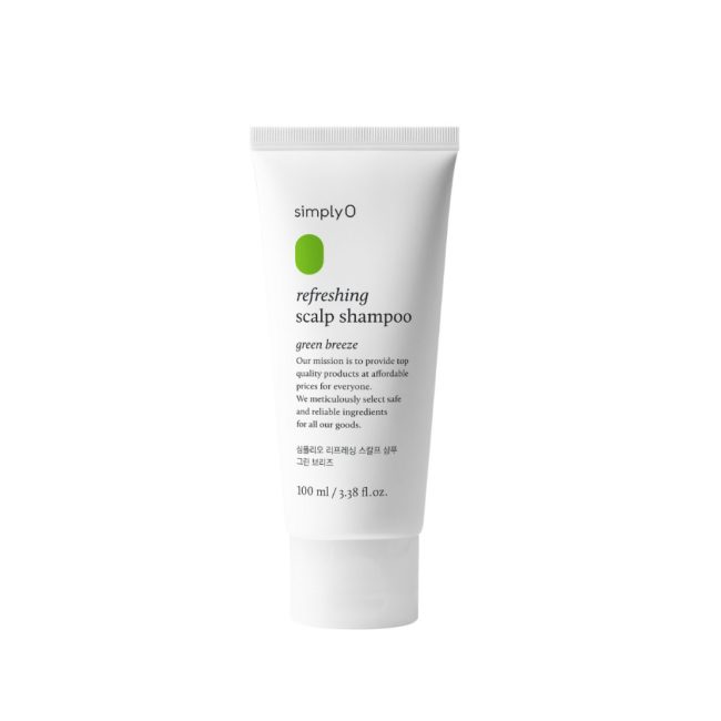 simplyO Refreshing Scalp Shampoo Green Breeze 100ml simplyO Refreshing Scalp Shampoo Green Breeze 100ml