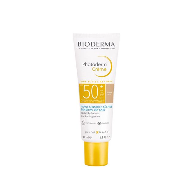 Bioderma Photoderm Creme Teinte Claire SPF 50+ Sunscreen – 40ml Bioderma Photoderm Creme Teinte Claire SPF 50+ Sunscreen – 40ml
