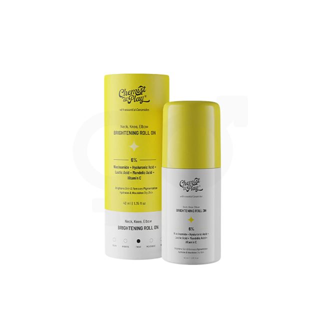 Chemist At Play Neck, Knee, Elbow Brightening Roll On- 40ml