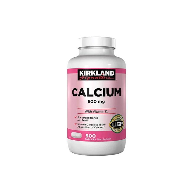 Kirkland Signature Calcium 600 mg + D3, 500 Tablets Kirkland Signature Calcium 600 mg + D3, 500 Tablets