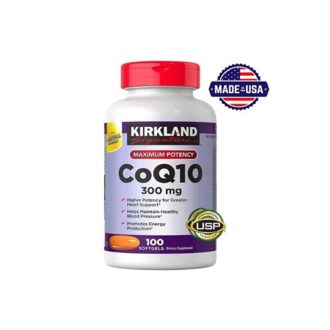 Kirkland Signature CoQ10 300mg 100 Softgels