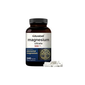 NatureBell Magnesium Citrate 500mg – 240 Capsule