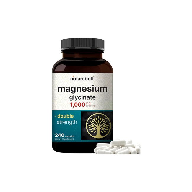 NatureBell Magnesium Glycinate Capsules 1000mg – 240 Capsules NatureBell Magnesium Glycinate Capsules 1000mg – 240 Capsules