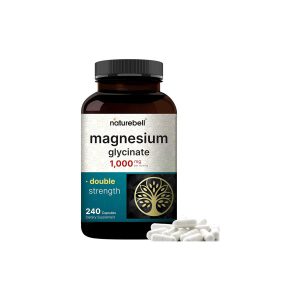 NatureBell Magnesium Glycinate Capsules 500mg – 240 Capsules