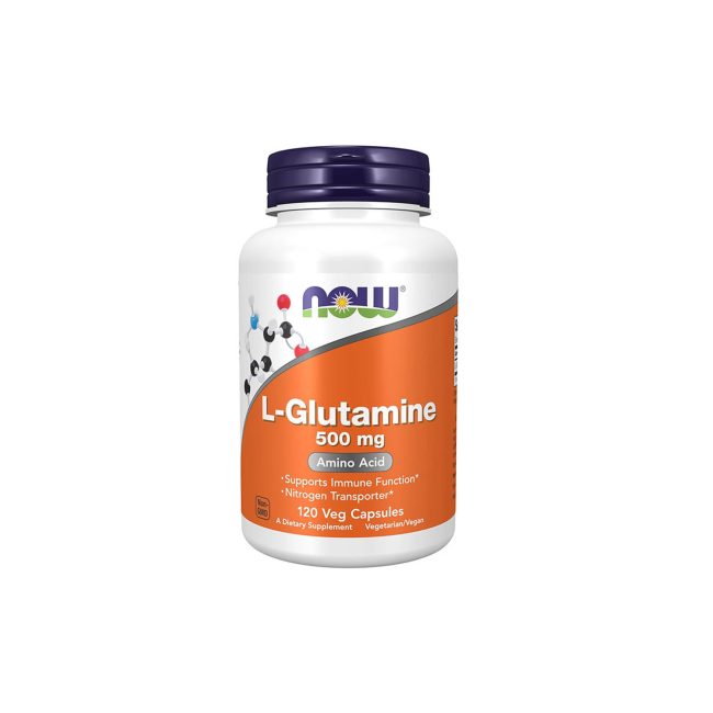 Now Foods L-Glutamine 500 mg – 120 Veg Capsules Now Foods L-Glutamine 500 mg – 120 Veg Capsules
