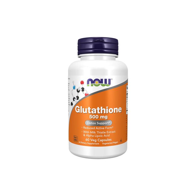 Now Glutathione 500 mg – 60 veg Capsules