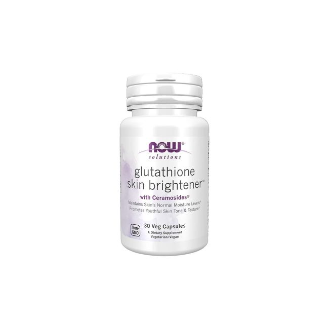 Now Glutathione Skin Brightener with Ceramosides 30 Capsules Now Glutathione Skin Brightener with Ceramosides 30 Capsules