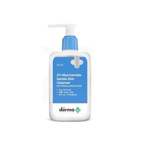 The Derma Co 2% Niacinamide Gentle Skin Cleanser for Sensitive, Dry & Normal Skin – 125 ml